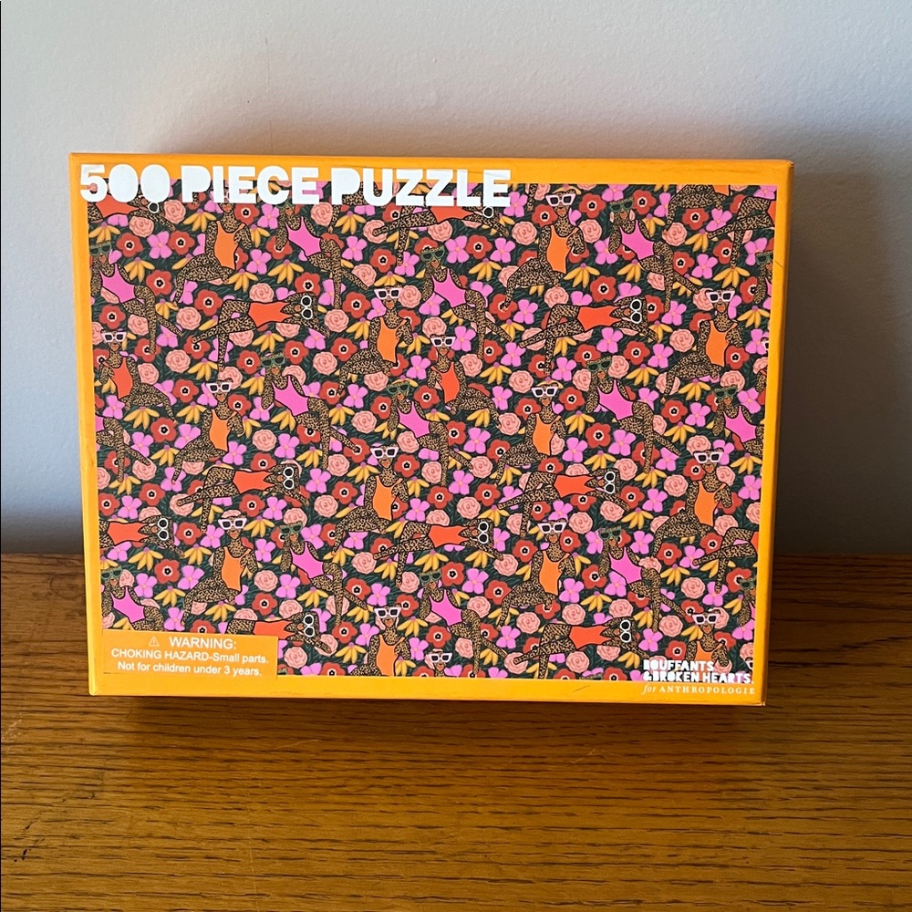 Anthropologie Bouffants & Broken Hearts Kendra Dandy Tropics 500 Piece Puzzle